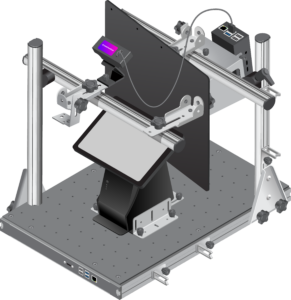 PaytestECR with POS left facing
